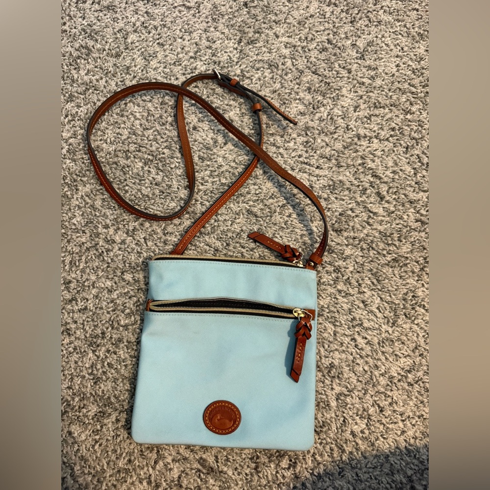 Dooney and Burke Nylon Double Zip Crossbody